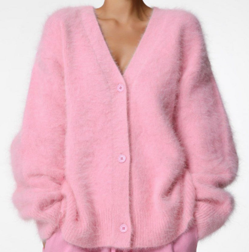 Women’s Soft Fluffy Knit Cardigan