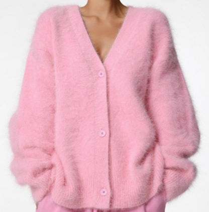 Women’s Soft Fluffy Knit Cardigan