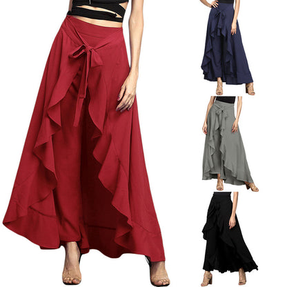 Women’s Layered Ruffle Maxi Skirt