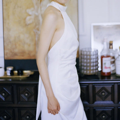 Women’s High-Neck Sleeveless Maxi Dress