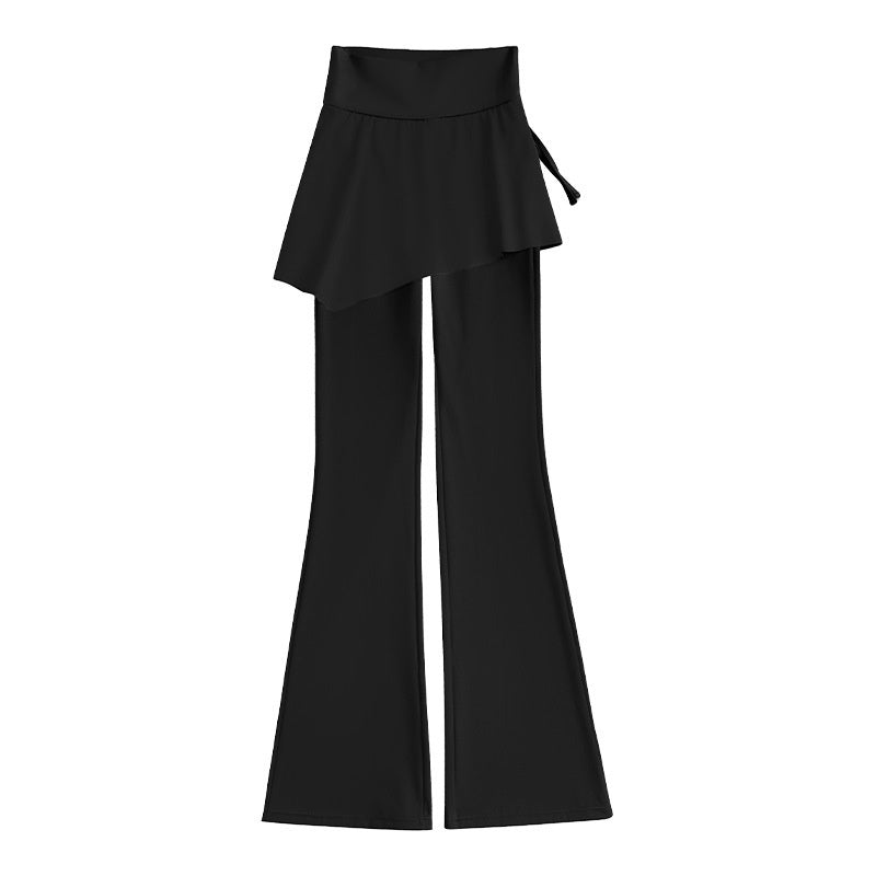 Women’s Asymmetrical Layered Flare Pants