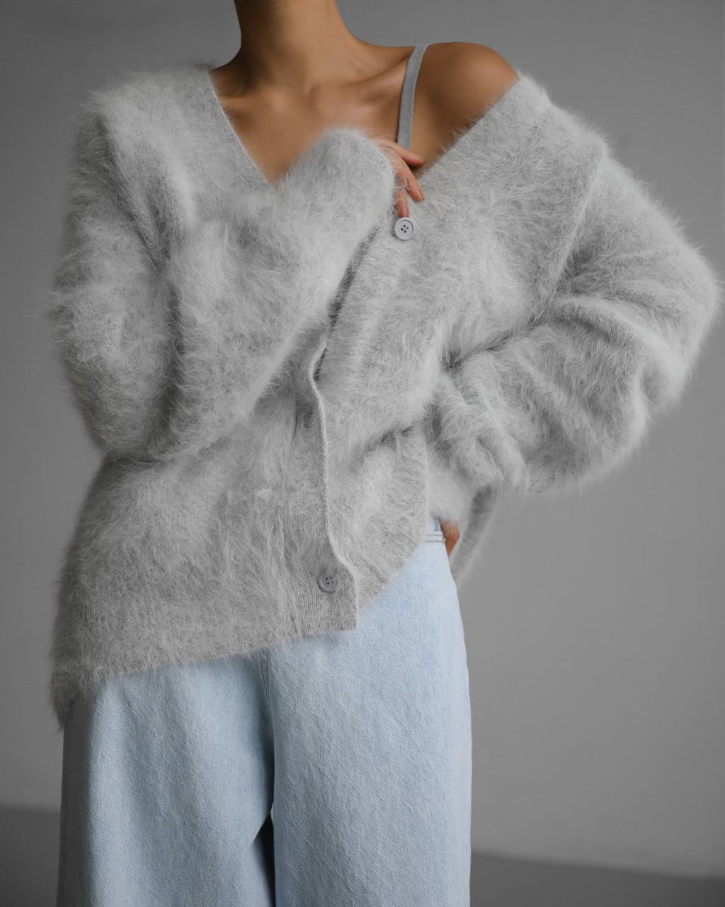 Women’s Soft Fluffy Knit Cardigan