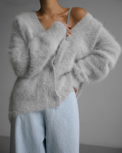 Women’s Soft Fluffy Knit Cardigan