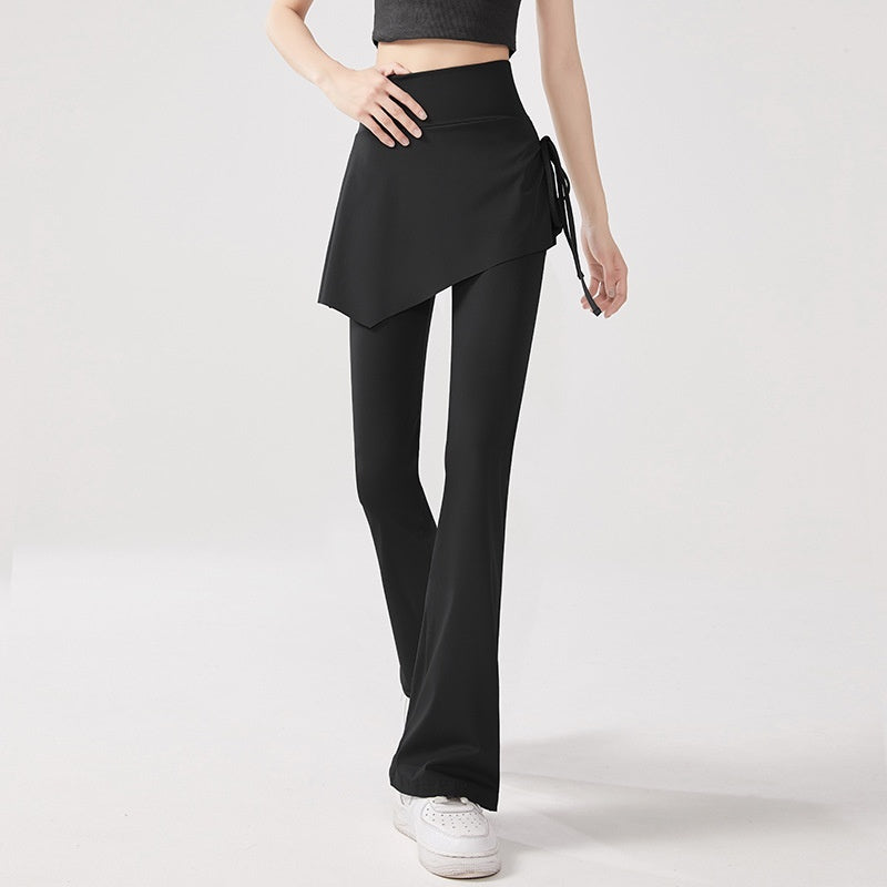 Women’s Asymmetrical Layered Flare Pants