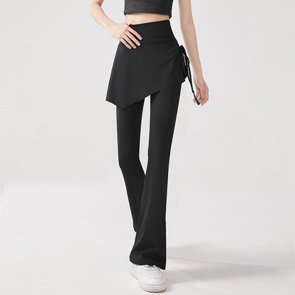 Women’s Asymmetrical Layered Flare Pants